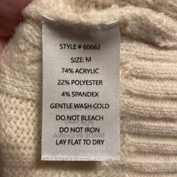 Cozy Cable Knit Sweater Dress - great under a blazer - Picture 5 of 9